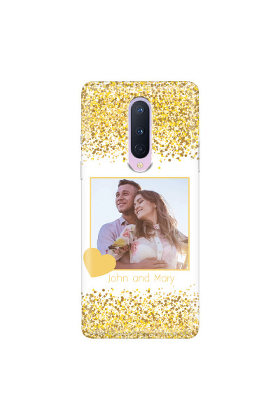 ONEPLUS - OnePlus 8 - Soft Clear Case - Gold Memories