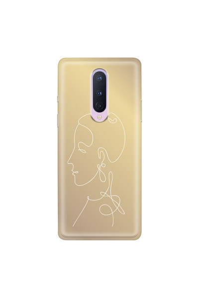 ONEPLUS - OnePlus 8 - Soft Clear Case - Golden Lady