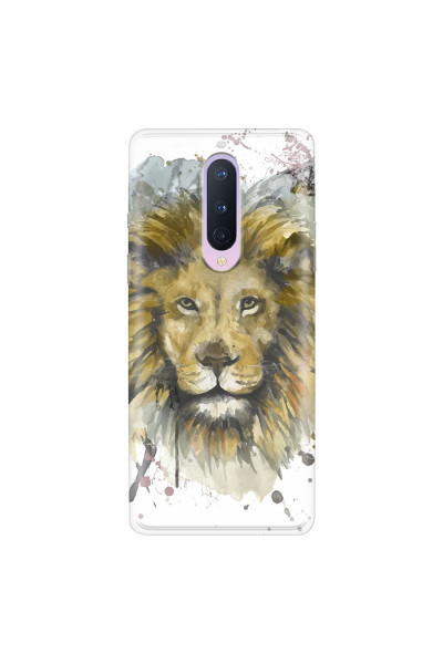 ONEPLUS - OnePlus 8 - Soft Clear Case - Lion