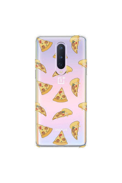 ONEPLUS - OnePlus 8 - Soft Clear Case - Pizza Phone Case