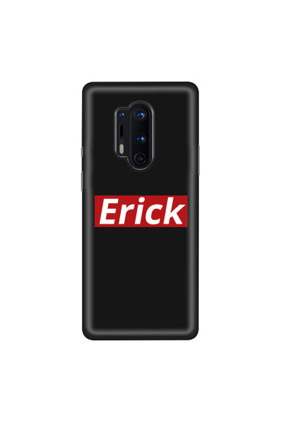 ONEPLUS - OnePlus 8 Pro - Soft Clear Case - Black & Red