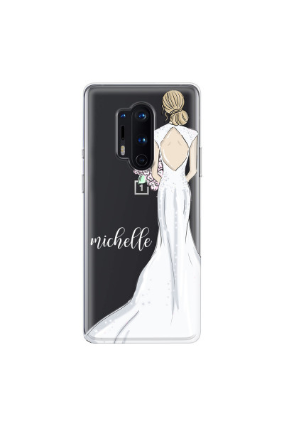 ONEPLUS - OnePlus 8 Pro - Soft Clear Case - Bride To Be Blonde