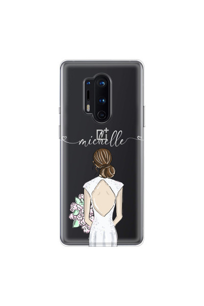 ONEPLUS - OnePlus 8 Pro - Soft Clear Case - Bride To Be Brunette II.