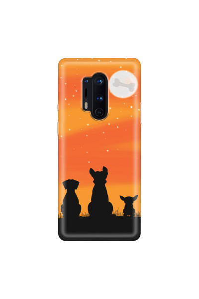 ONEPLUS - OnePlus 8 Pro - Soft Clear Case - Dog's Desire Orange Sky