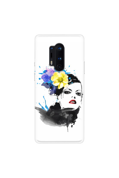 ONEPLUS - OnePlus 8 Pro - Soft Clear Case - Floral Beauty