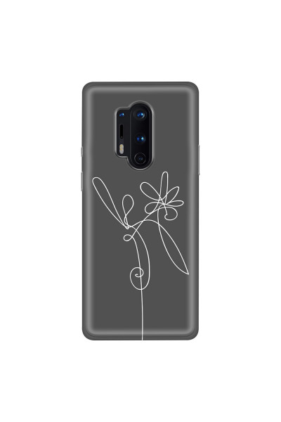 ONEPLUS - OnePlus 8 Pro - Soft Clear Case - Flower In The Dark