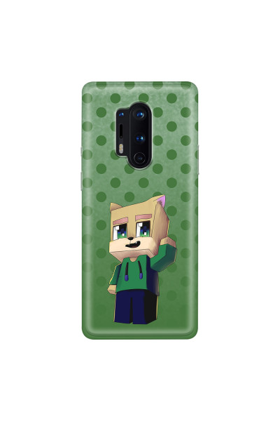 ONEPLUS - OnePlus 8 Pro - Soft Clear Case - Green Fox Player