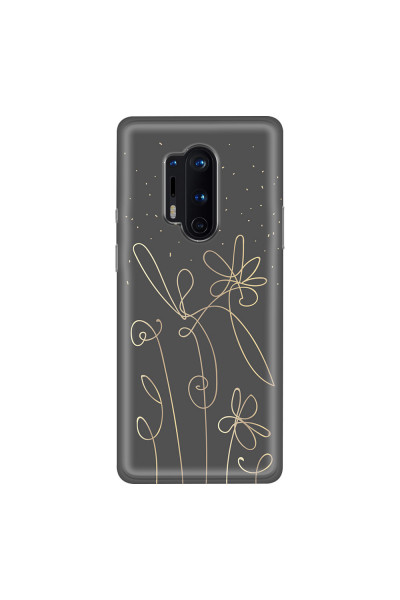 ONEPLUS - OnePlus 8 Pro - Soft Clear Case - Midnight Flowers