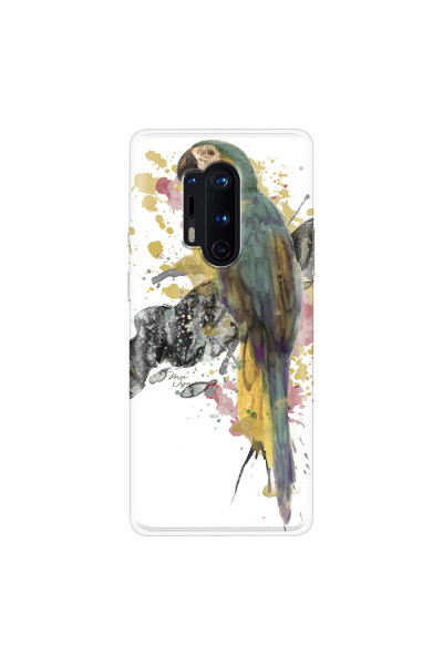 ONEPLUS - OnePlus 8 Pro - Soft Clear Case - Parrot