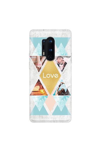 ONEPLUS - OnePlus 8 Pro - Soft Clear Case - Triangle Love Photo