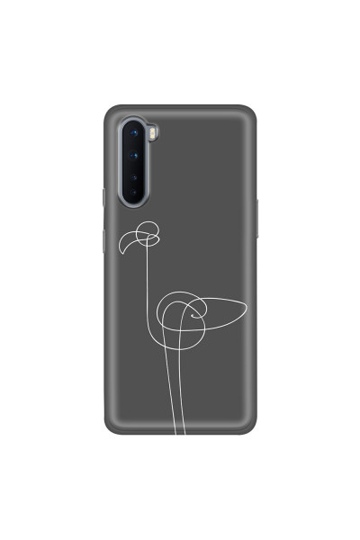 ONEPLUS - OnePlus Nord - Soft Clear Case - Flamingo Drawing