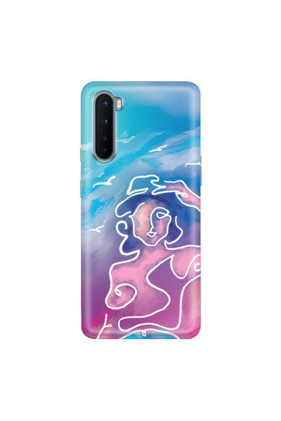 ONEPLUS - OnePlus Nord - Soft Clear Case - Lady With Seagulls
