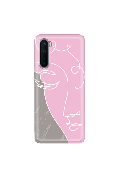 ONEPLUS - OnePlus Nord - Soft Clear Case - Miss Pink