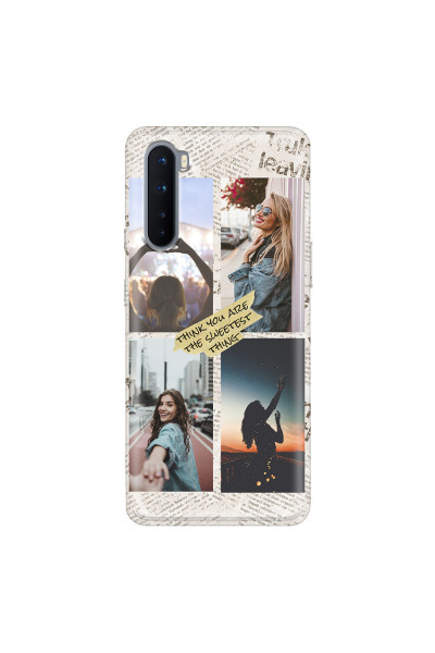 ONEPLUS - OnePlus Nord - Soft Clear Case - Newspaper Vibes Phone Case