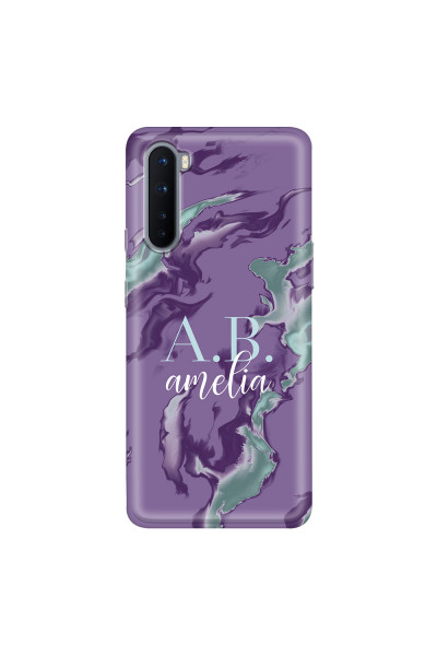 ONEPLUS - OnePlus Nord - Soft Clear Case - Streamflow Violet Ocean