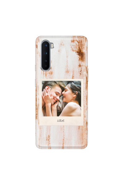 ONEPLUS - OnePlus Nord - Soft Clear Case - Wooden Polaroid
