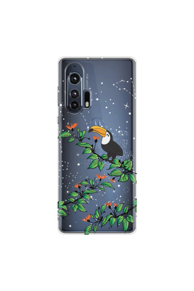 MOTOROLA by LENOVO - Moto Edge Plus - Soft Clear Case - Me, The Stars And Toucan