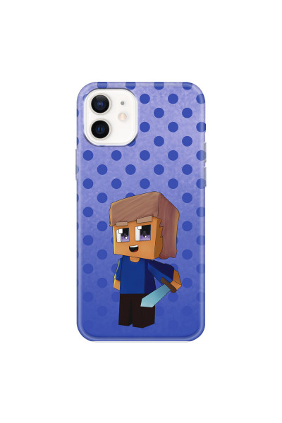 APPLE - iPhone 12 - Soft Clear Case - Blue Sword Kid