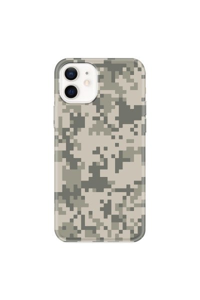 APPLE - iPhone 12 - Soft Clear Case - Digital Camouflage