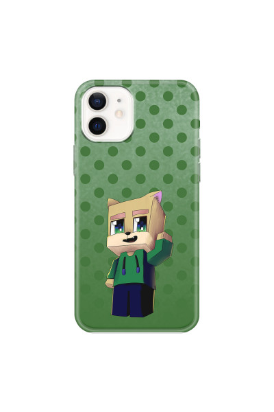 APPLE - iPhone 12 - Soft Clear Case - Green Fox Player