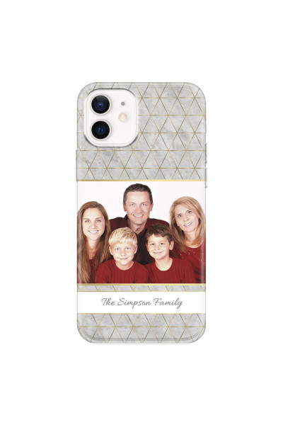 APPLE - iPhone 12 - Soft Clear Case - Happy Family