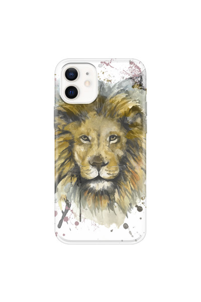 APPLE - iPhone 12 - Soft Clear Case - Lion