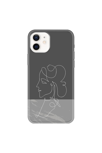 APPLE - iPhone 12 - Soft Clear Case - Miss Marble