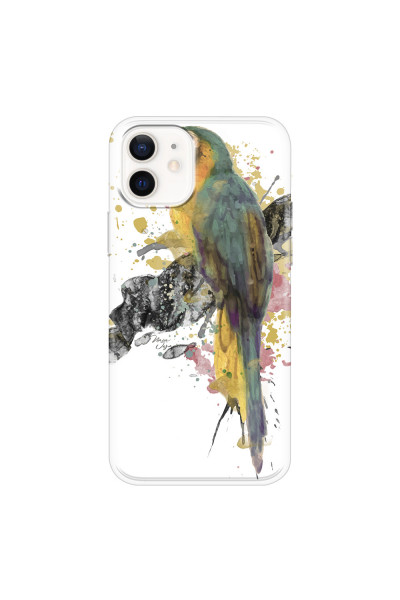 APPLE - iPhone 12 - Soft Clear Case - Parrot