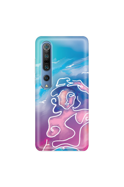 XIAOMI - Mi 10 Pro - Soft Clear Case - Lady With Seagulls