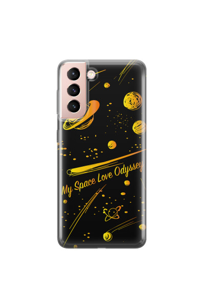 SAMSUNG - Galaxy S21 - Soft Clear Case - Dark Space Odyssey