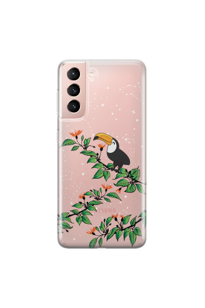 SAMSUNG - Galaxy S21 - Soft Clear Case - Me, The Stars And Toucan