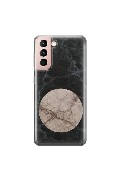 SAMSUNG - Galaxy S21 - Soft Clear Case - Pure Marble Collection VII.