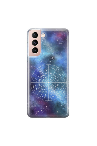 SAMSUNG - Galaxy S21 - Soft Clear Case - Zodiac Constelations