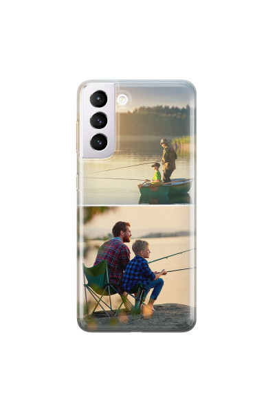 SAMSUNG - Galaxy S21 Plus - Soft Clear Case - Collage of 2