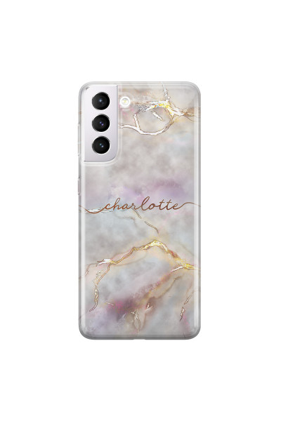 SAMSUNG - Galaxy S21 Plus - Soft Clear Case - Marble Rootage