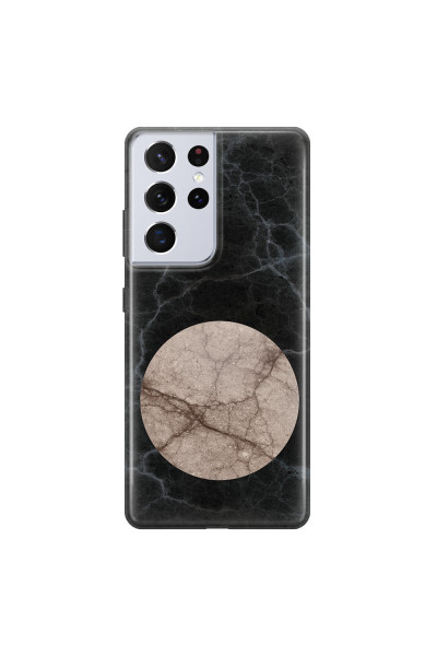 SAMSUNG - Galaxy S21 Ultra - Soft Clear Case - Pure Marble Collection VII.