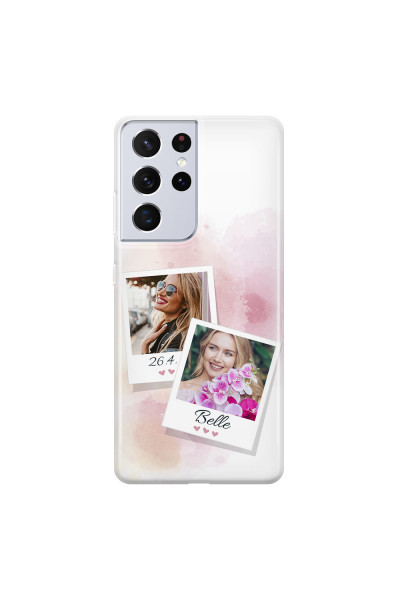SAMSUNG - Galaxy S21 Ultra - Soft Clear Case - Soft Photo Palette