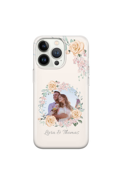 APPLE - iPhone 13 Pro Max - Soft Clear Case - Frame Of Roses