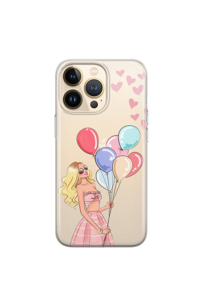 APPLE - iPhone 13 Pro - Soft Clear Case - Balloon Party