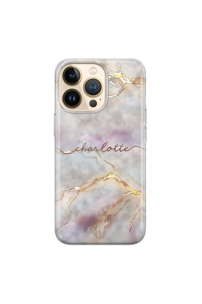 APPLE - iPhone 13 Pro - Soft Clear Case - Marble Rootage