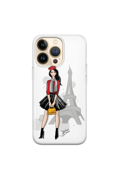 APPLE - iPhone 13 Pro - Soft Clear Case - Paris With Love