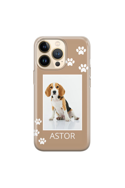 APPLE - iPhone 13 Pro - Soft Clear Case - Puppy