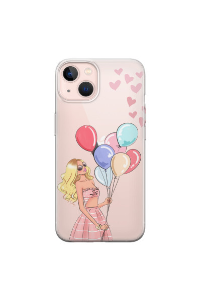 APPLE - iPhone 13 Mini - Soft Clear Case - Balloon Party