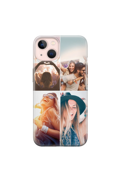 APPLE - iPhone 13 Mini - Soft Clear Case - Collage of 4