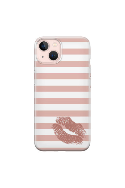 APPLE - iPhone 13 Mini - Soft Clear Case - Pink Lipstick