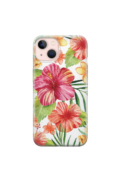 APPLE - iPhone 13 Mini - Soft Clear Case - Tropical Vibes