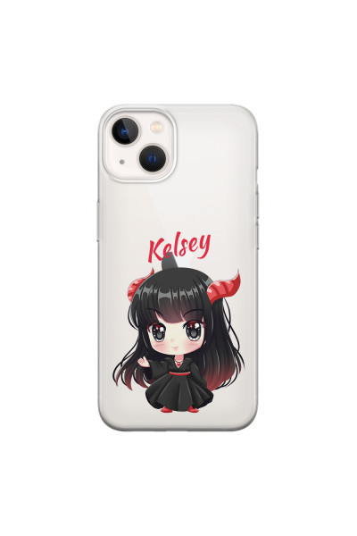 APPLE - iPhone 13 - Soft Clear Case - Chibi Kelsey