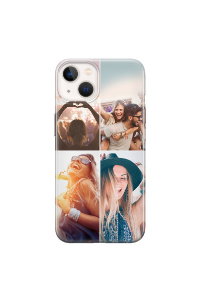 APPLE - iPhone 13 - Soft Clear Case - Collage of 4