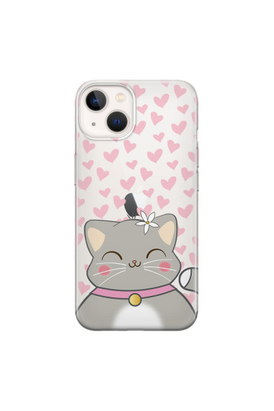 APPLE - iPhone 13 - Soft Clear Case - Kitty