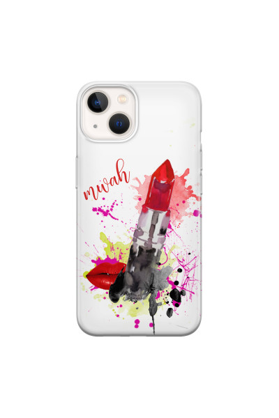 APPLE - iPhone 13 - Soft Clear Case - Lipstick